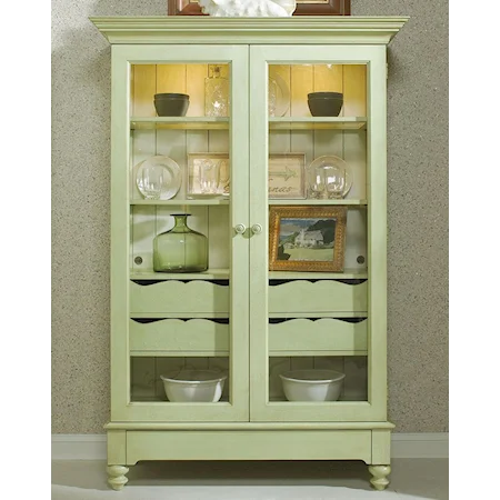 Display Cabinet with 2 Glass Doors